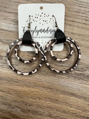 TLD Wooden Cheetah Hoops