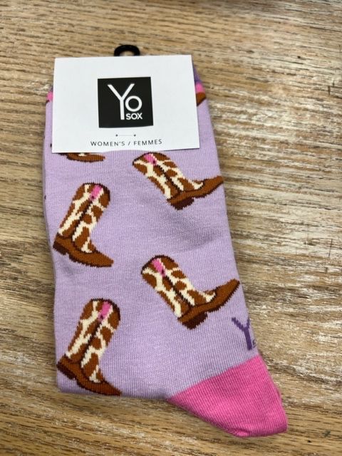 Women's Crew Socks- Cowgirls
