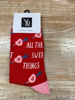 Women’s Crew Socks- Sweet THings
