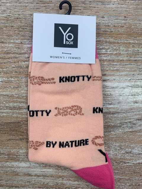 Women’s Crew Socks, Knotty