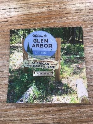 Silver Bar Necklace, Glen Arbor
