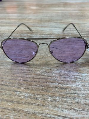 Sunglasses w/ Case- Color Aviators