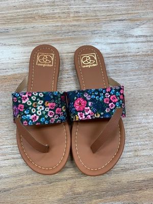 Mimi Dark Floral Sandal