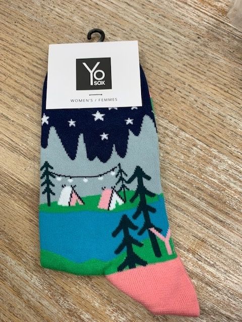 Women’s Crew Socks, Glamping