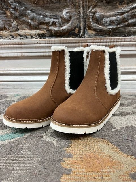 Lola Tan Slip on Booties