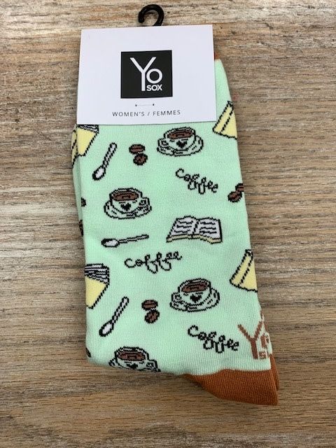 Women&#39;s Crew Socks- CoffeeTime