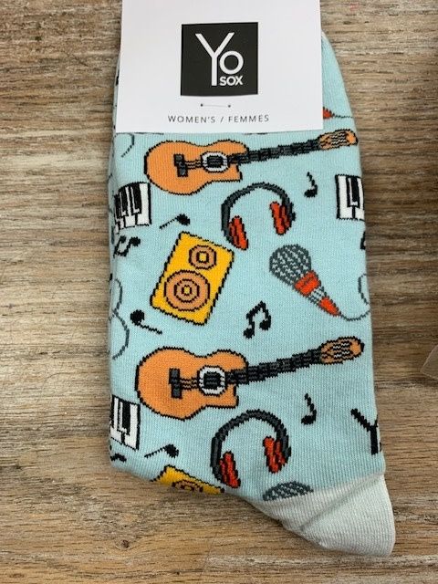 Women&#39;s Crew Socks- Musician