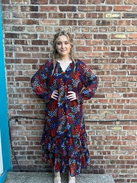 Colleen Leopard Maxi Dress 