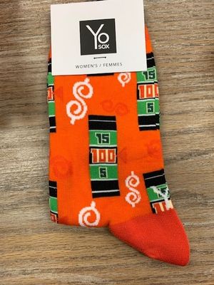 Women's Crew Socks- SpinTheWheel