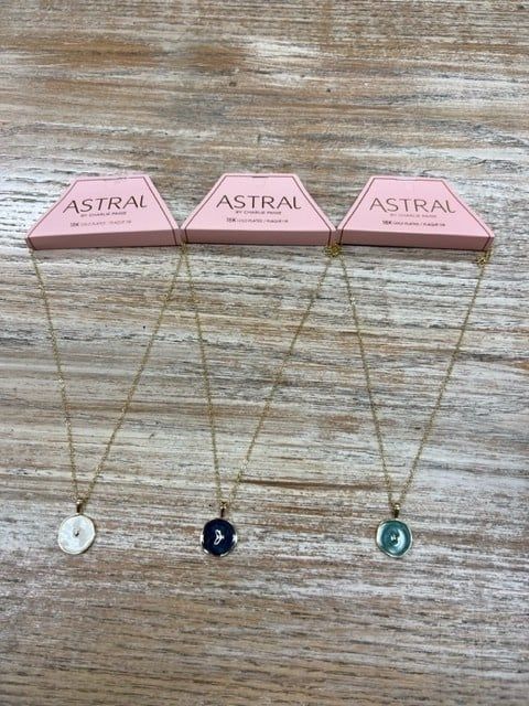 Astral Gold Pendant Necklace