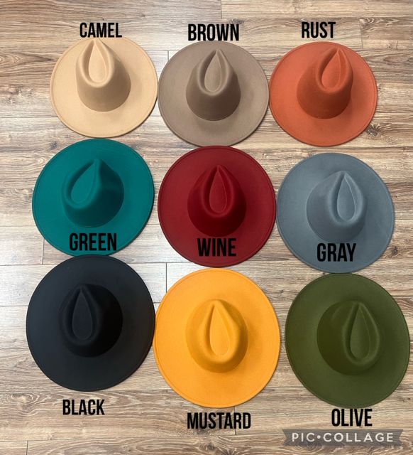 Josie Wide Brim Felt Fedora