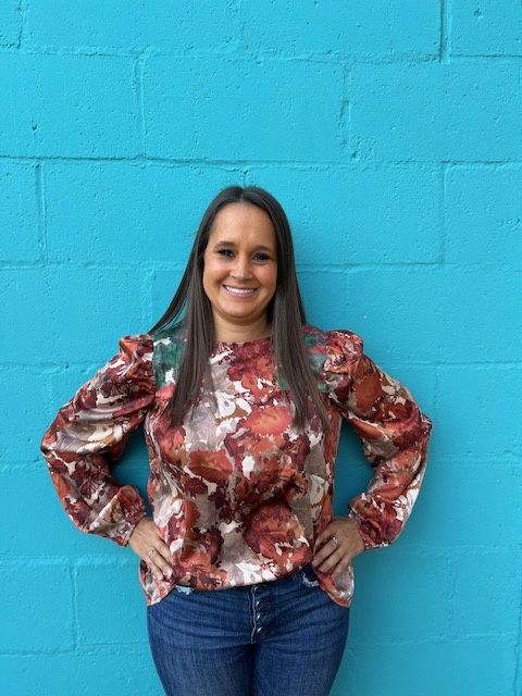 Patty Burnt Orange Long Sleeve Blouse