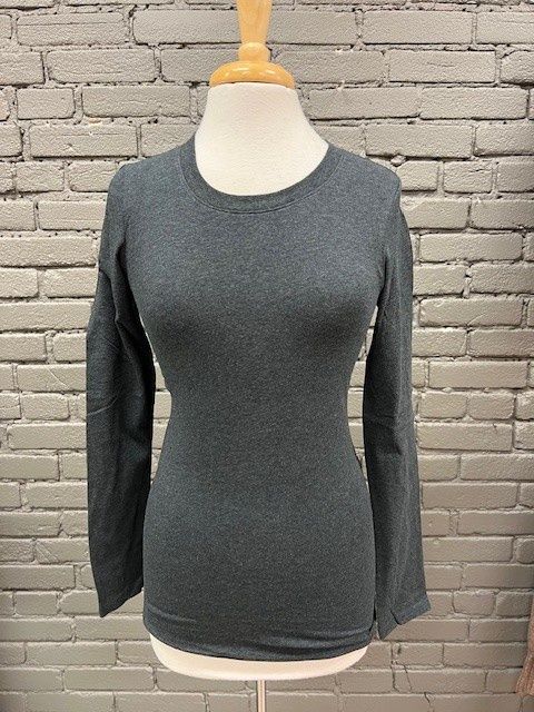 Maddie Basic Round Neck LS