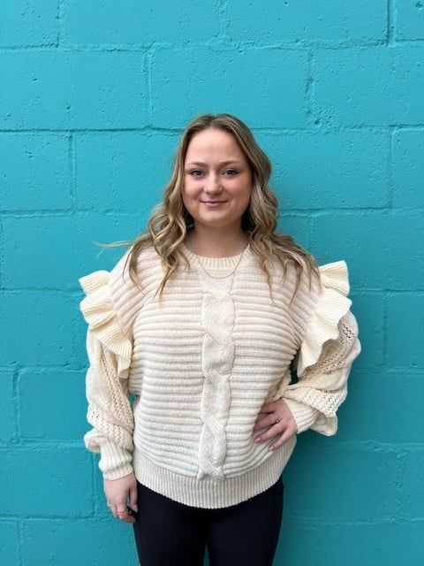 Willow Ruffle Sweater 