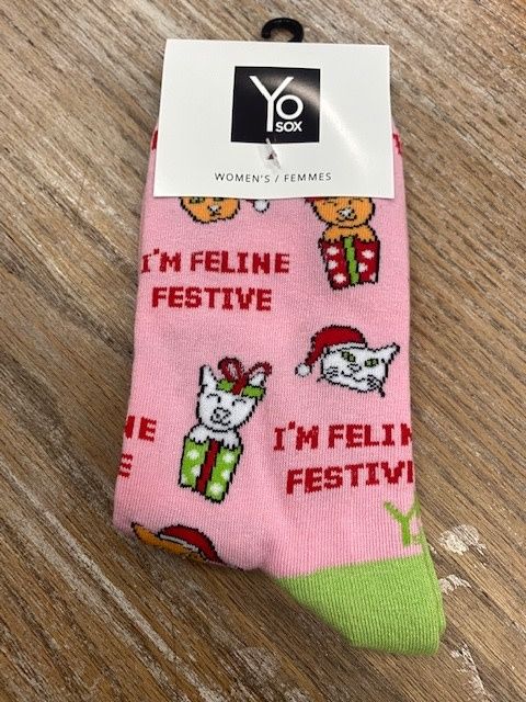 Women&#39;s Crew Socks- FeelingFestive