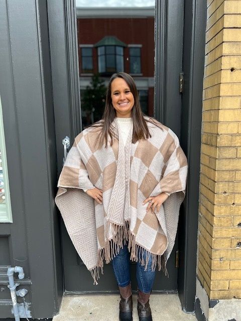 Yvette Reversible Poncho