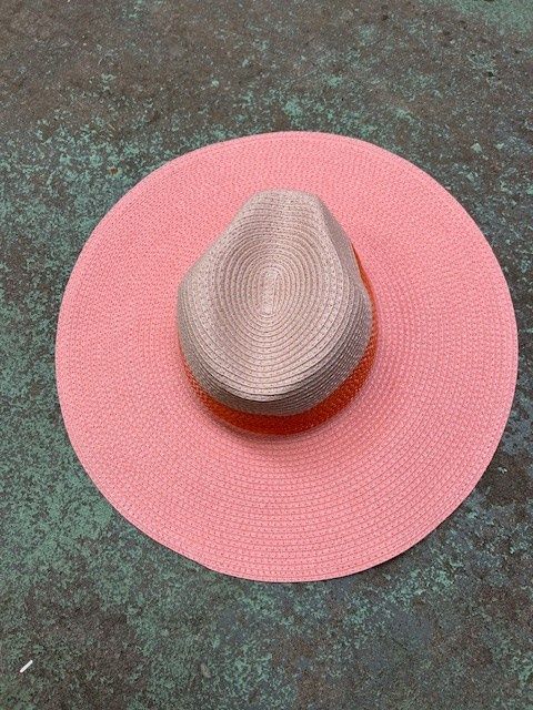 ColorBlock Fedora Pink