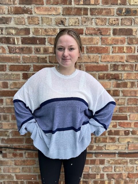 Montana Blue Striped Sweater