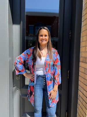 Laurel Floral Sheer Kimono 