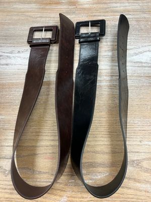 Black or Brown Buckle Belt