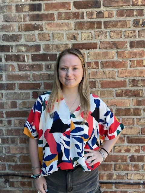 Mack Abstract Print Top