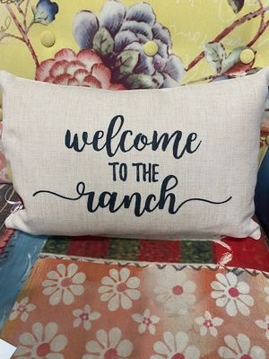 Welcome to the Ranch Pillow