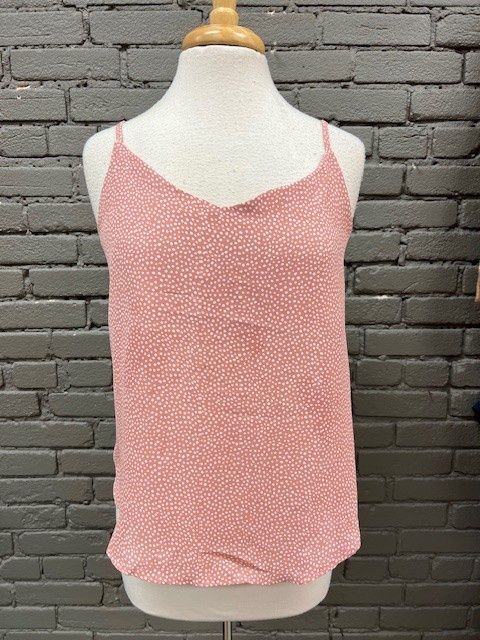 Julia Pink Speckled Print Cami Top
