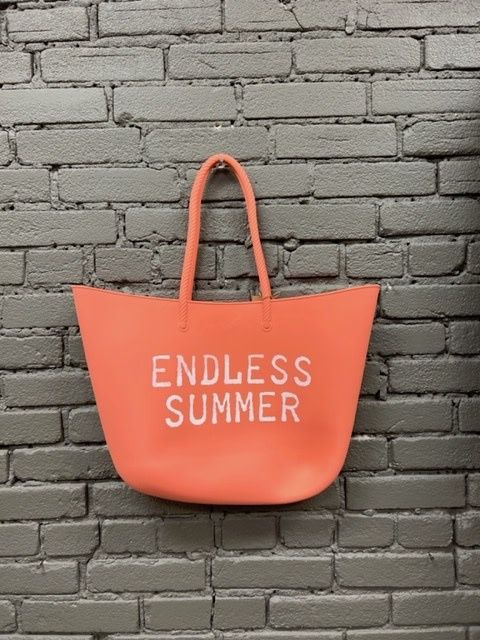 Endless Summer Coral Silicone Cooler Tote