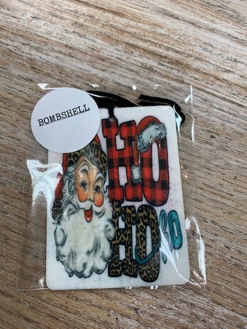 Cheetah Santa w/ Bombshell Scent Freshie
