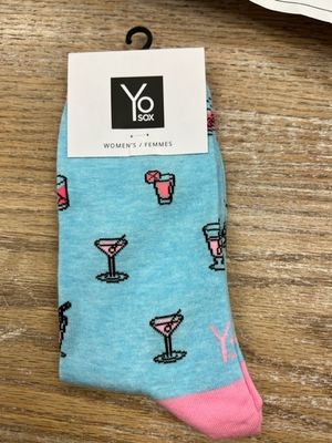 Women's Crew Socks- Bottoms Up