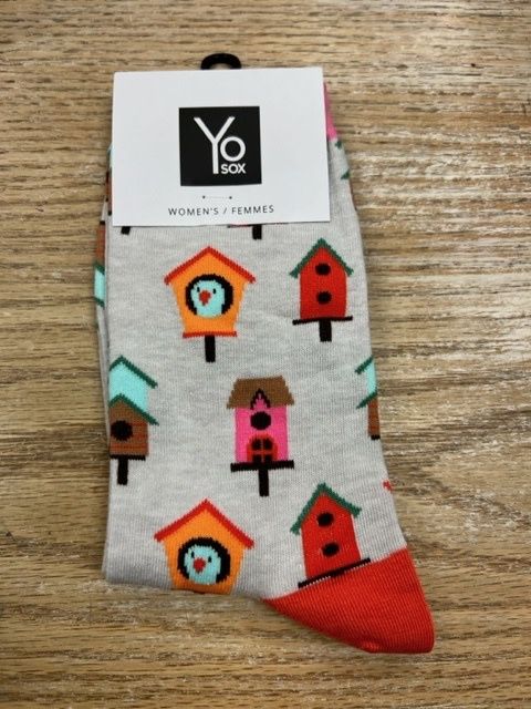 Women&#39;s Crew Sock- Birdhouse