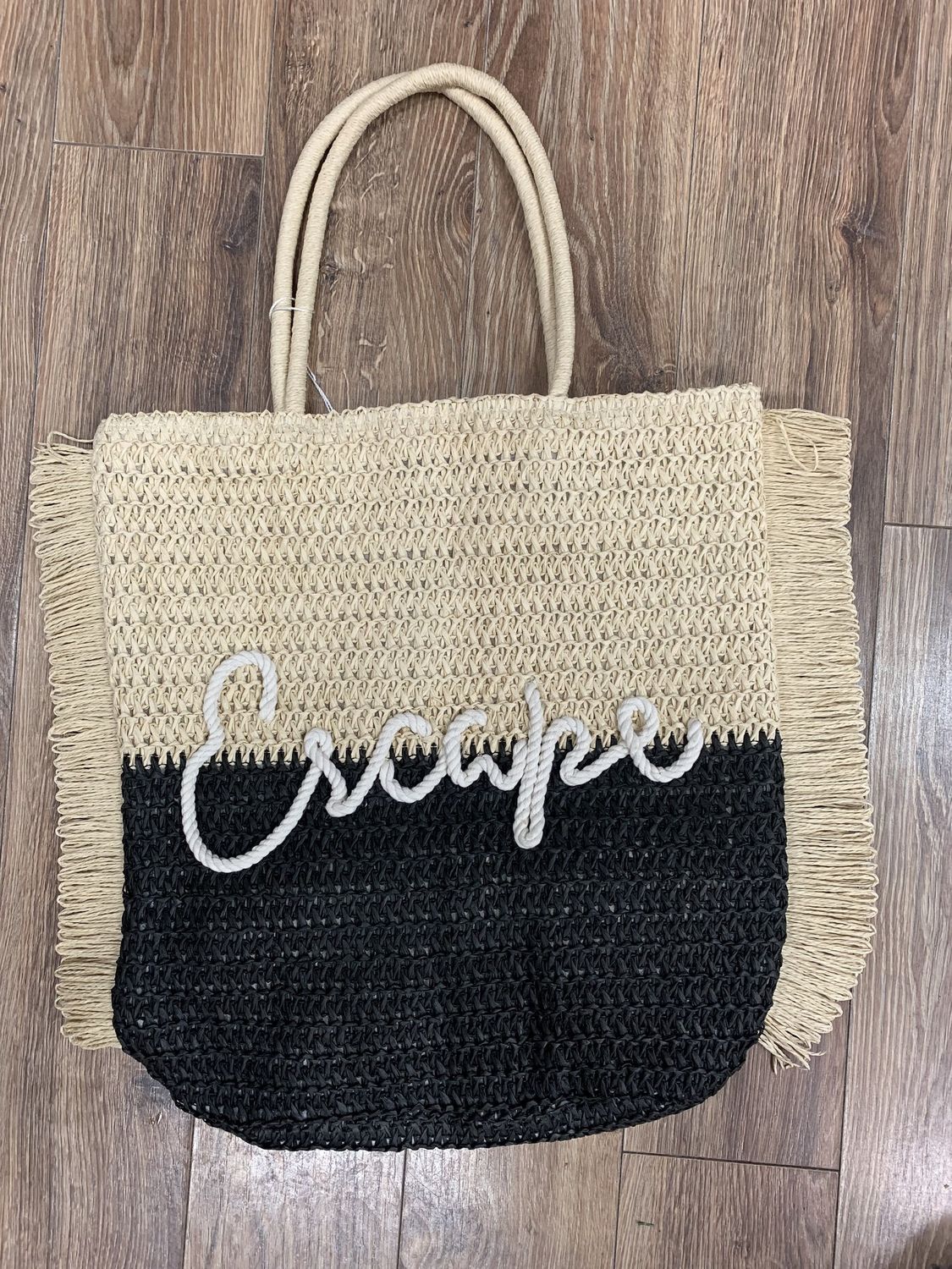 Escape Black Tote Bag
