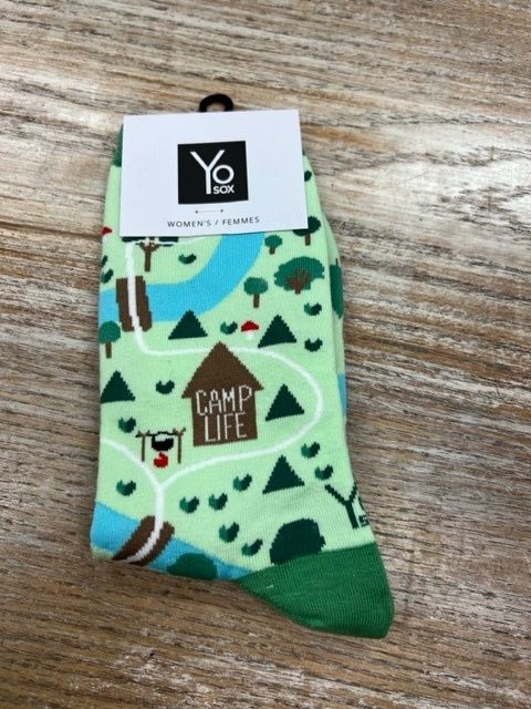 Women&#39;s Crew Socks - Camping Life