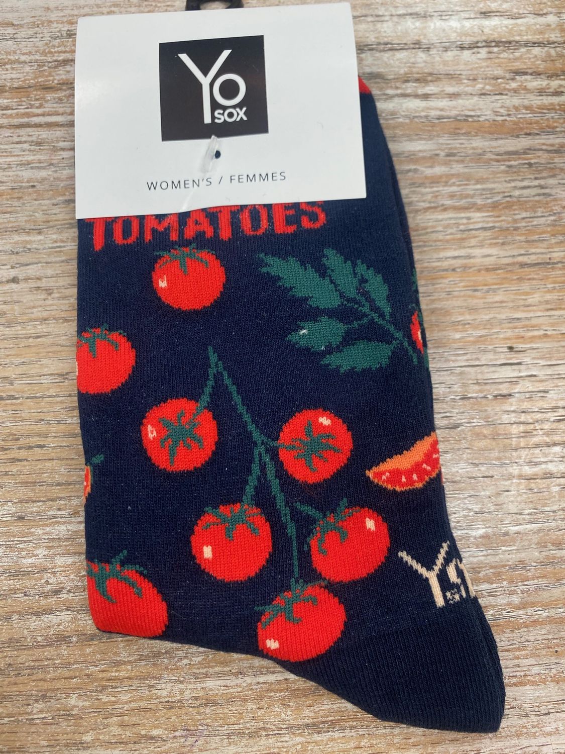 Women’s Crew Socks, Tomatoes