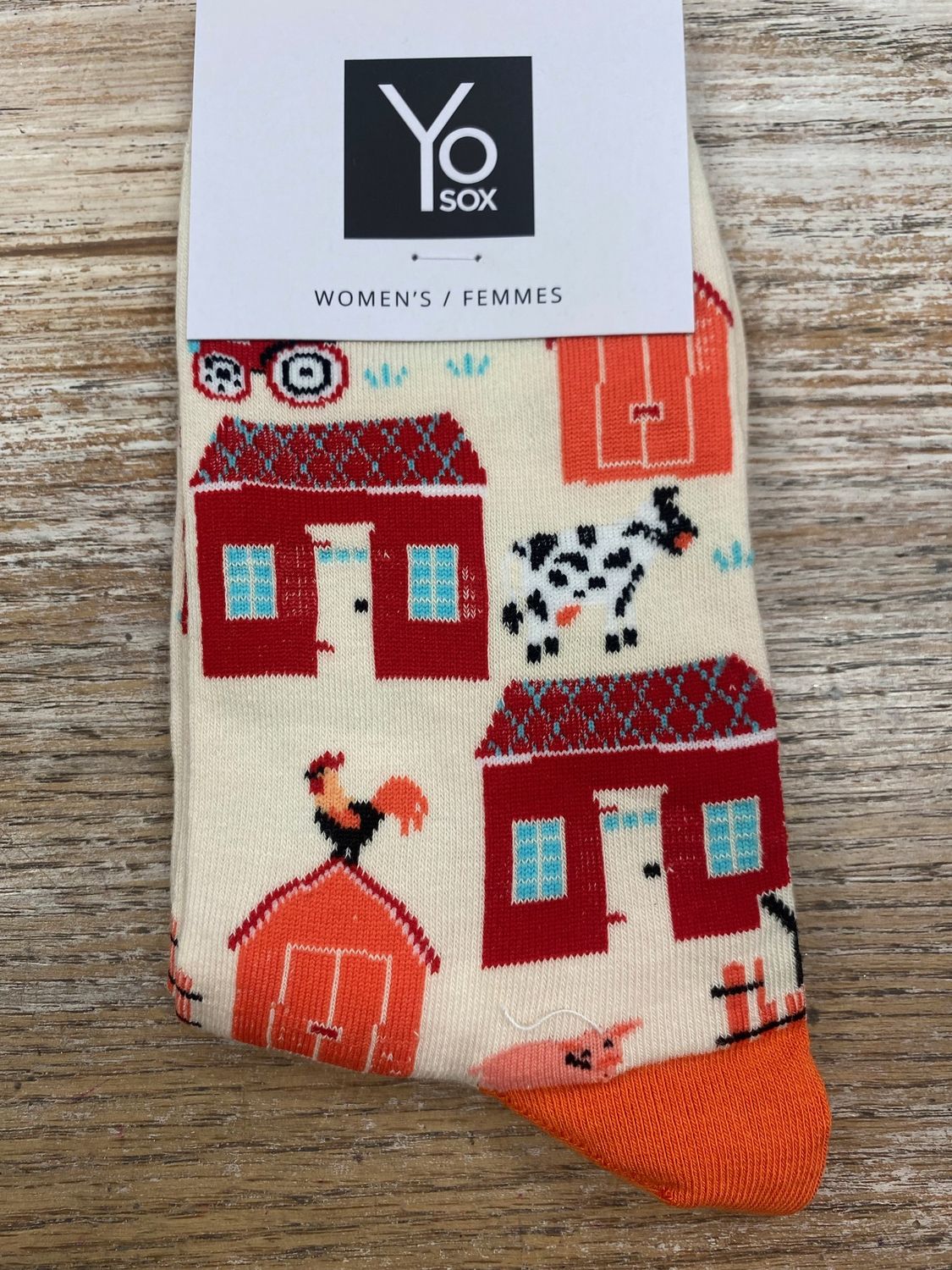 Women’s Crew Socks, Farm