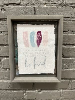 Be Kind Wooden Sign