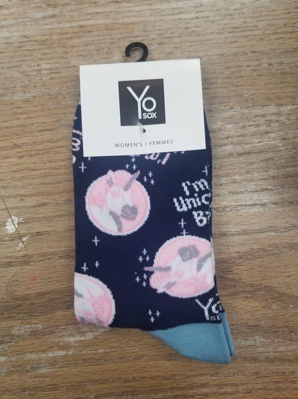 Women&#39;s Crew Socks - Unicorn Bitch