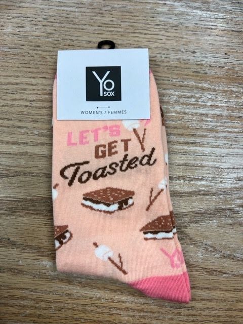 Women&#39;s Crew Sock- Lets Get Toasted