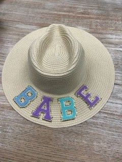 Straw Babe Beach Hat