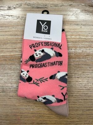 Women's Crew Socks- Procrastinator