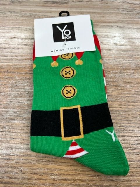 Women&#39;s Crew Socks - Santa&#39;s Helper