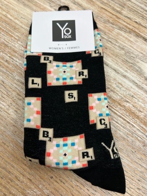 Women’s Crew Socks, WordScore