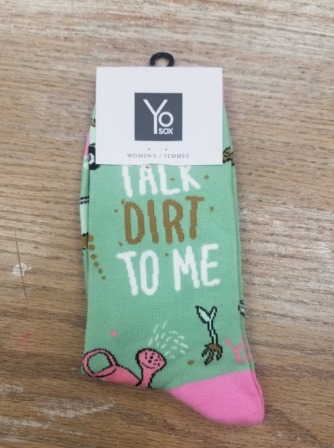 Women&#39;s Crew Socks - Talk Dirt