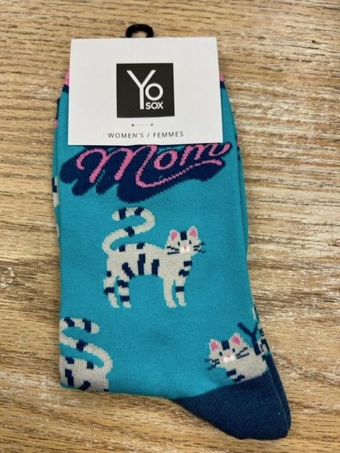 Women&#39;s Crew Sock- Cat Mom