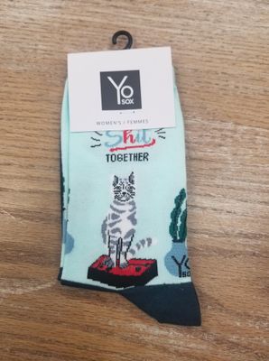 Women's Crew Socks - Shit Together