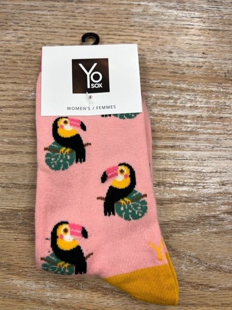 Women&#39;s Crew Sock- Toucans