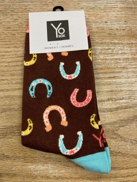 Women&#39;s Crew Sock- Horseshoe