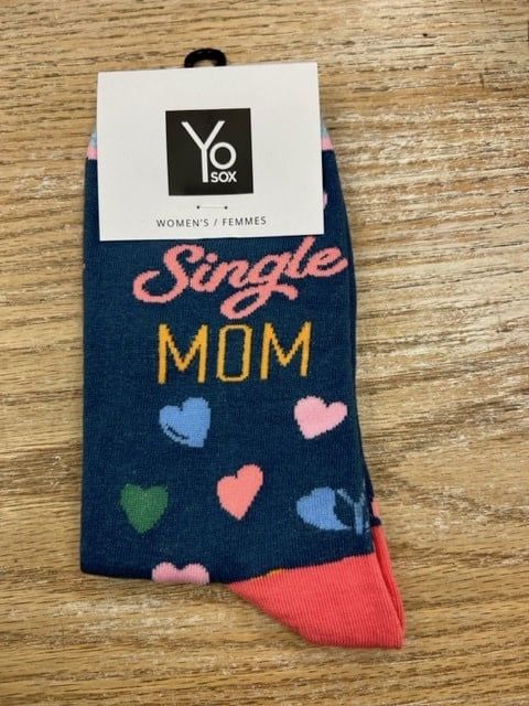 Women&#39;s Crew Sock- Single Mom