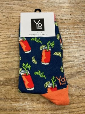 Women's Crew Sock- Bloody Mary