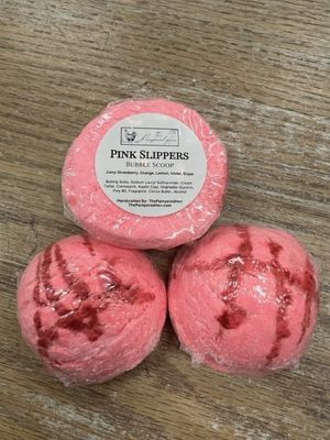 Pink Slippers Bubble Scoop Bath Bomb